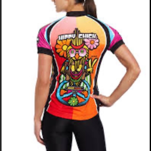 World Jerseys Hippie Chick Cycling Top Size Medium - Picture 2 of 8